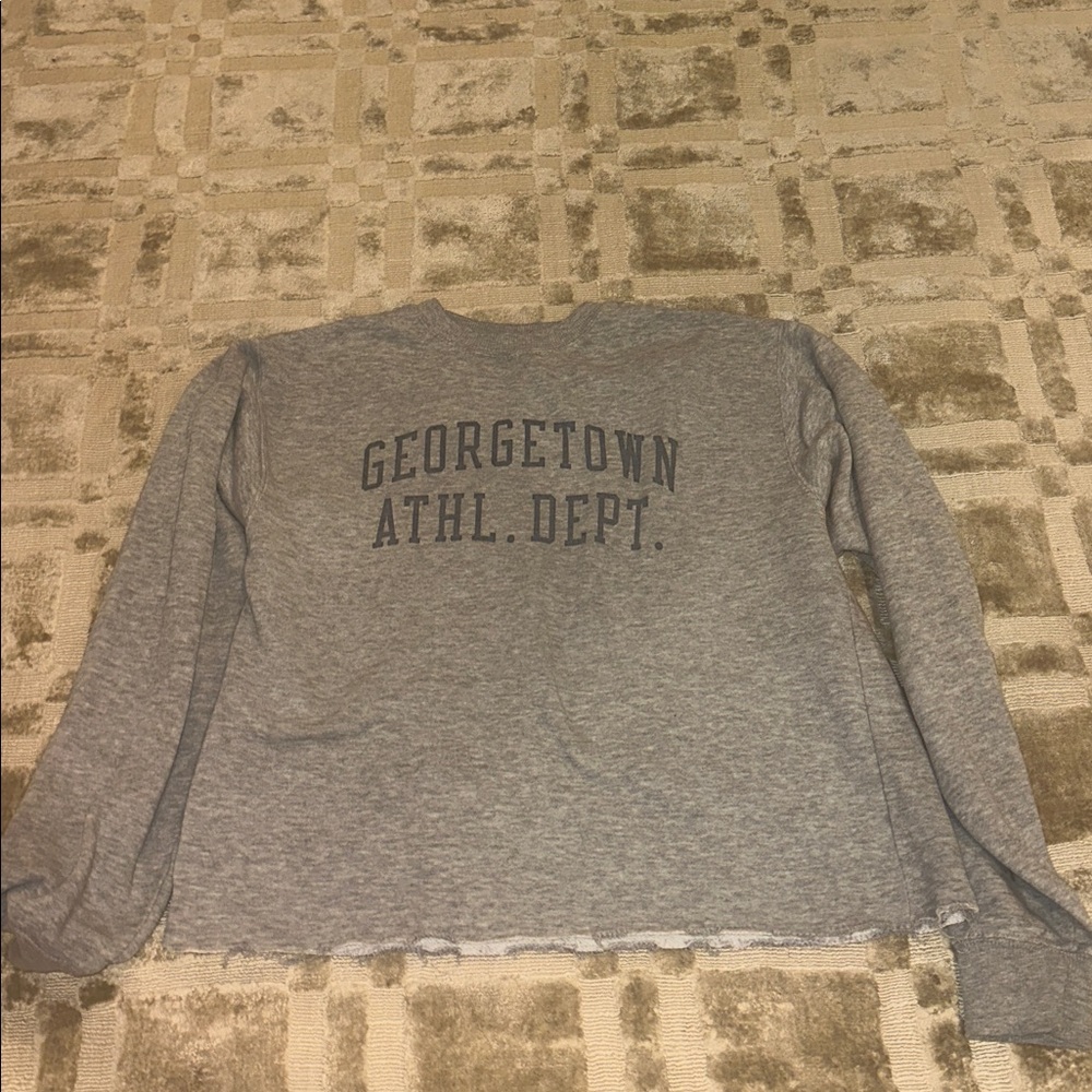 Gray Georgetown Athletic Sweatshirt Brandy Meville